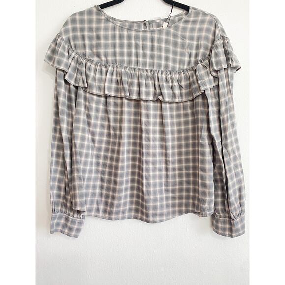 NWT Rebecca Taylor LA VIE Spring Ruffle Blouse - Picture 11 of 12